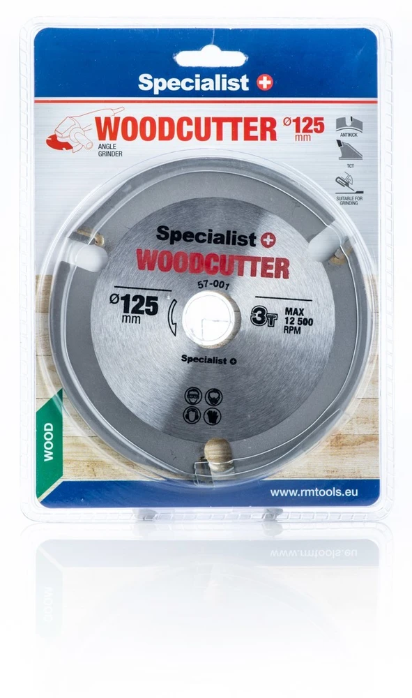 SPECIALIST+ pjovimo diskas WOOD CUTTER, 125 x 22 mm