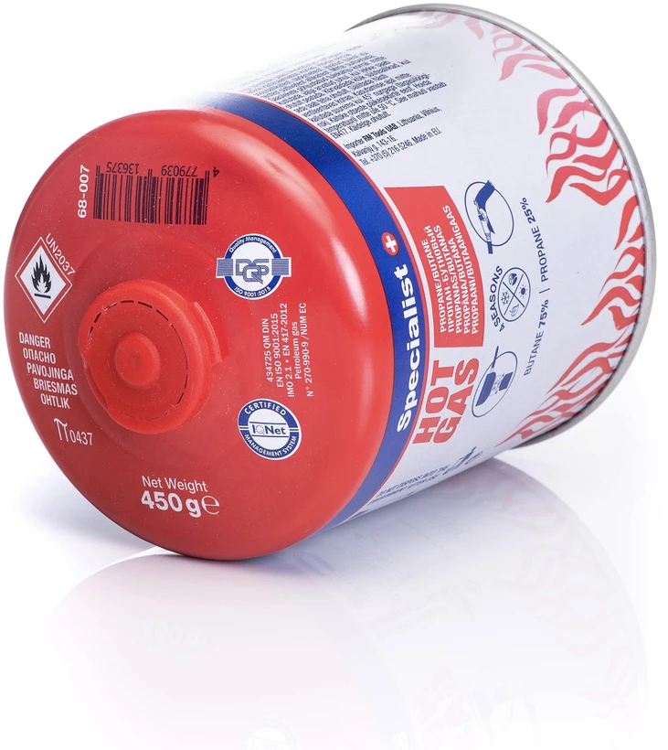 SPECIALIST+ propano-butano dujos, 450 g.