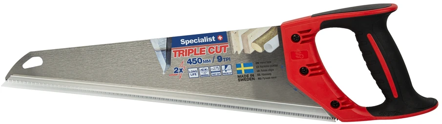 SPECIALIST+ rankinis pjūklas TRIPLE CUT 450mm, 9TPI