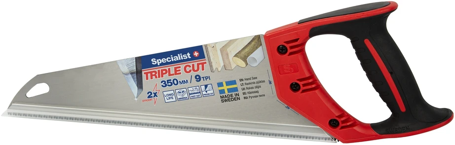 SPECIALIST+ rankinis pjūklas TRIPLE CUT 350mm, 9TPI