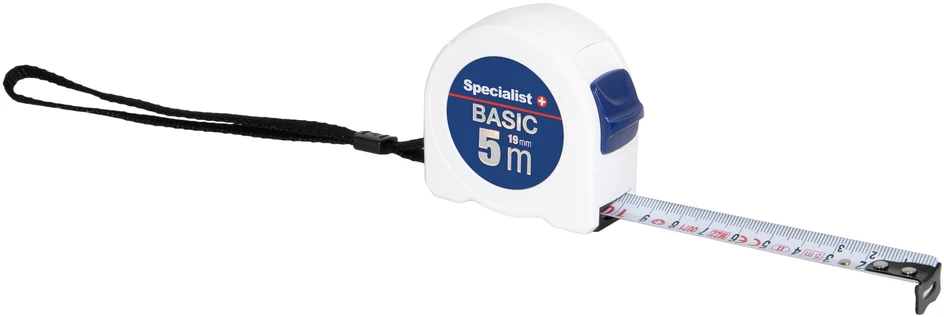 SPECIALIST+ ruletė BASIC 5 m, 19 mm