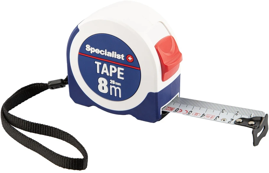 SPECIALIST+ ruletė TAPE 8 m, 25 mm