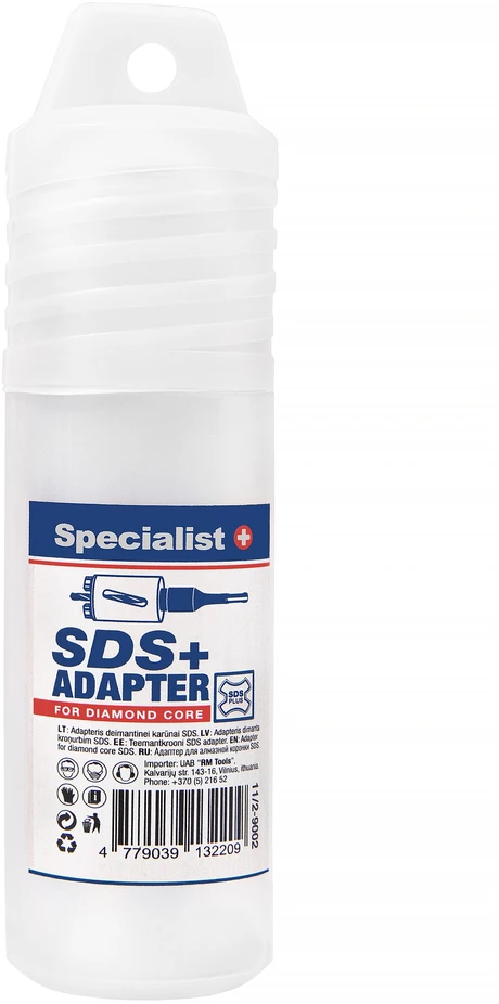 Grąžtas Specialist+ Adapteris deim. karūnai SDS