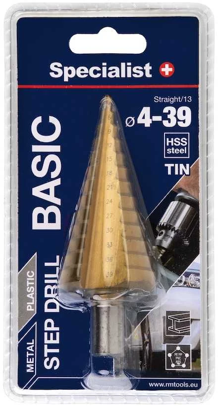 SPECIALIST+ žingsninis grąžtas BASIC, ⌀4-39