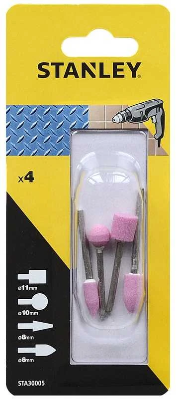 Stanley Šlifavimo akmenukų rinkinys 3 mm, 4 vnt.