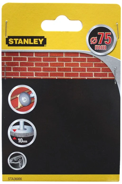 Stanley Viel. plokšč. šepetys 75 x 15 mm, kot.