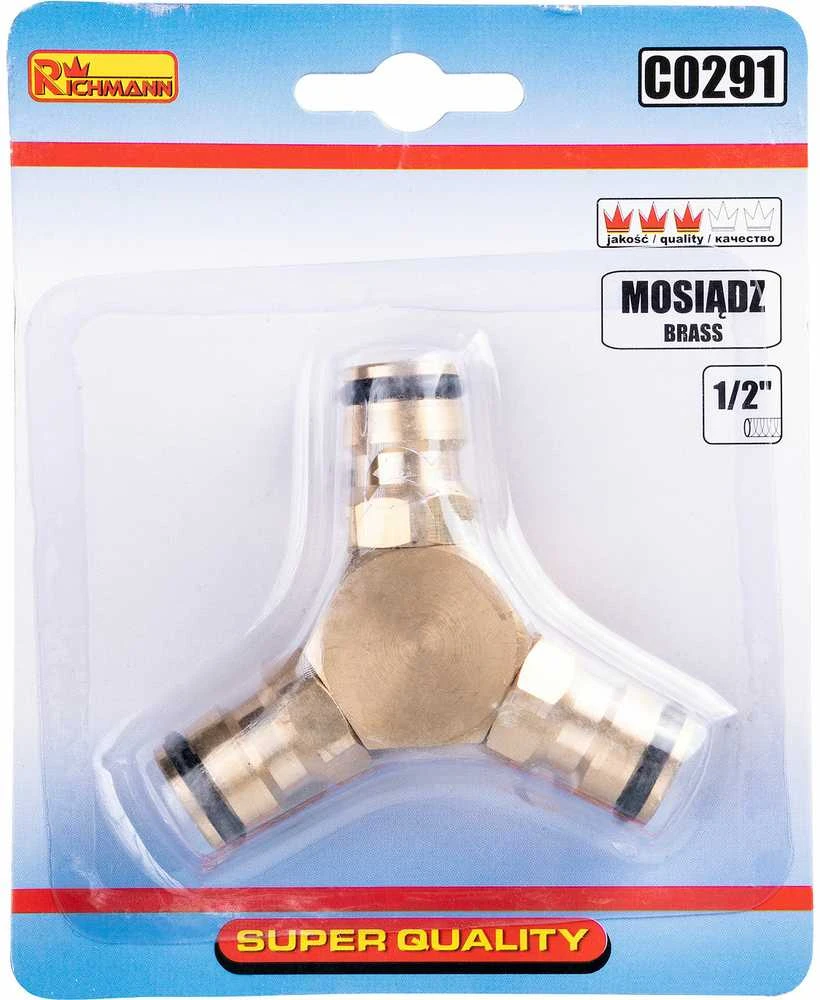 Grąžtas Stanley Žalvarinė trijų krypčių jungtis 1/2''