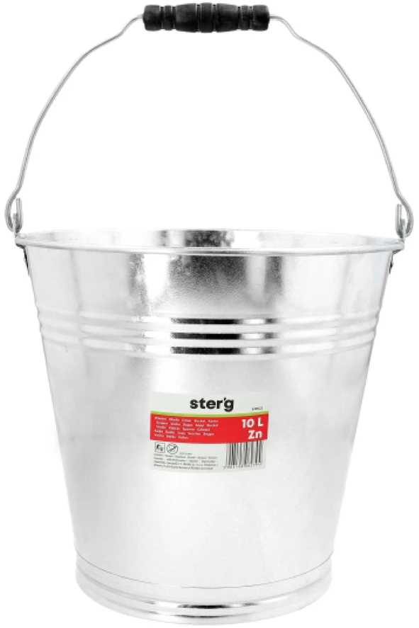 Sterg Cinkuotas metalinis kibiras, 10l