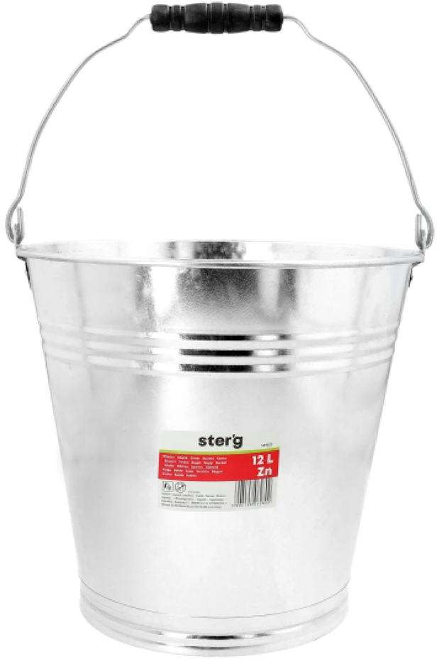 Sterg Cinkuotas metalinis kibiras, 12l