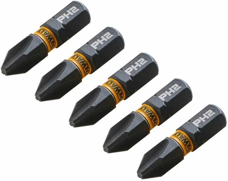 DEWALT KOŃCÓWKA UDAR. PH2x25 /5szt. EXTREME IMPACT TORSION