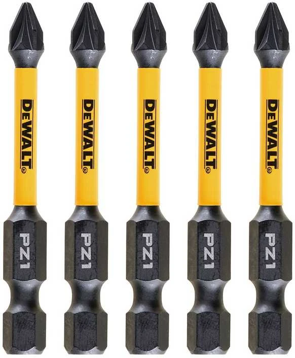 Sukimo antgaliukai FLEXTORQ PZ1, 25 mm, DeWALT, 5 vnt.