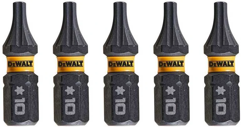 DEWALT KOŃCÓWKA UDAROWA T10x25 5szt. EXTREME IMPACT TORSION