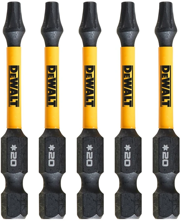 Smūginių sukimo antgalių rinkinys DeWalt DT7395T-QZ (5 vnt.)