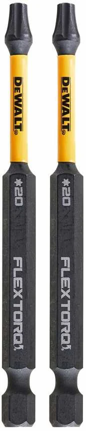 DEWALT POVEIKIO PATARIMAS. TORX T20x89mm /2vnt.. DT70568T-QZ