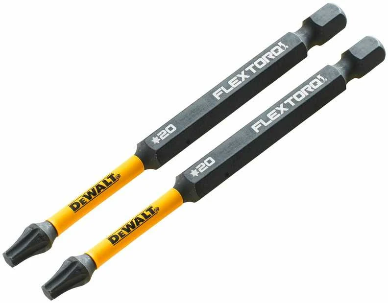 DEWALT POVEIKIO PATARIMAS. TORX T20x89mm /2vnt.. DT70568T-QZ