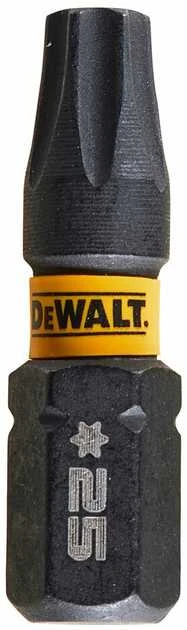 Sukimo antgaliukai FLEXTORQ T25 25 mm, DeWALT, 5 vnt.