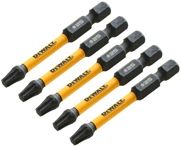 Sukimo antgaliukai FLEXTORQ T25 57 mm, DeWALT, 5 vnt.