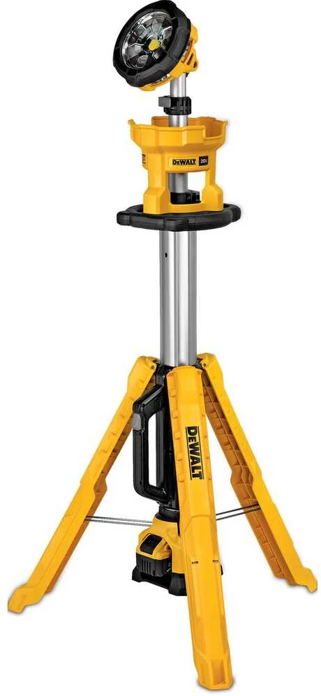 Teleskopinė lempa ant trikojo DeWalt DCL079-XJ (3000 lm, Baltas šiltas)