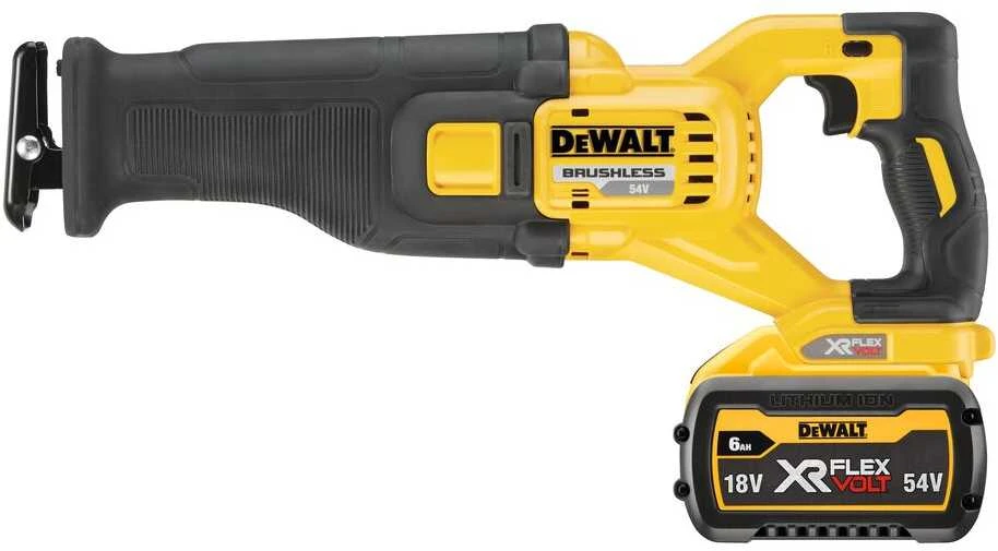 Tiesinis pjūklas DeWalt FlexVolt DCS389T2-QW; 54 V; 2x6,0 Ah akum.