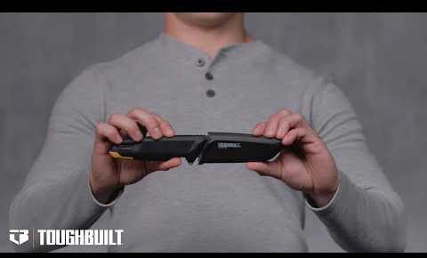 Peilis ToughBuilt® Tradesman + dėklas