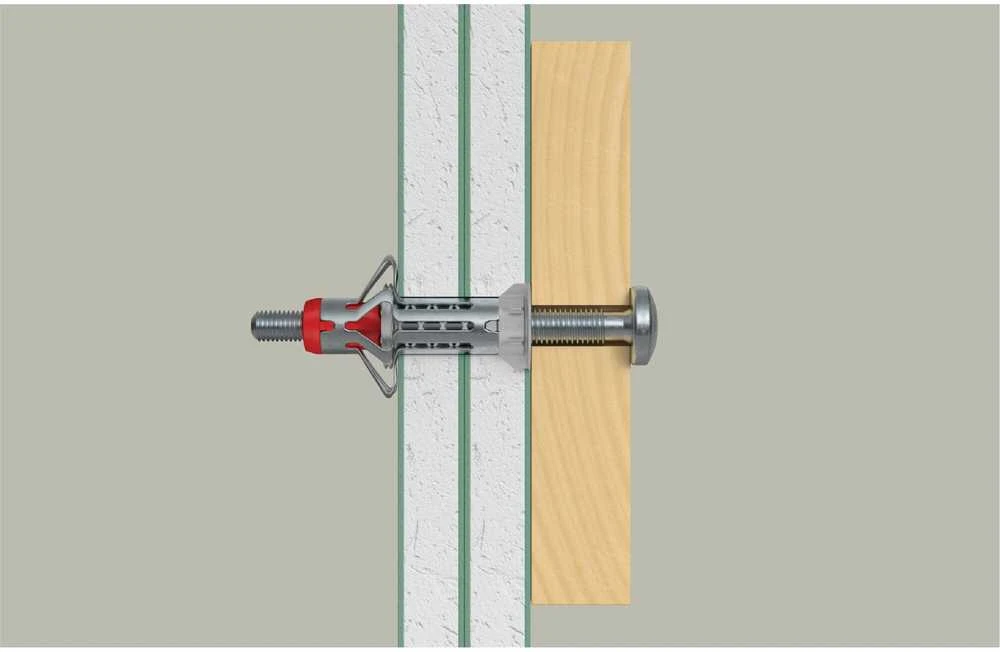 Tuščiavidurių konstrukcijų kaištis DuoHM 5x55 S PH TX, Fischer, 4 vnt.