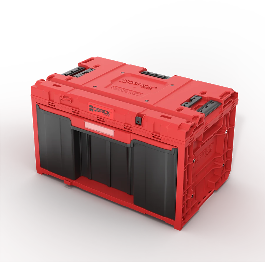 Q-Brick Vieno stalčiaus įrankių dėžė, 2.0 Raudonas UHD Custom, QBRICK ONE