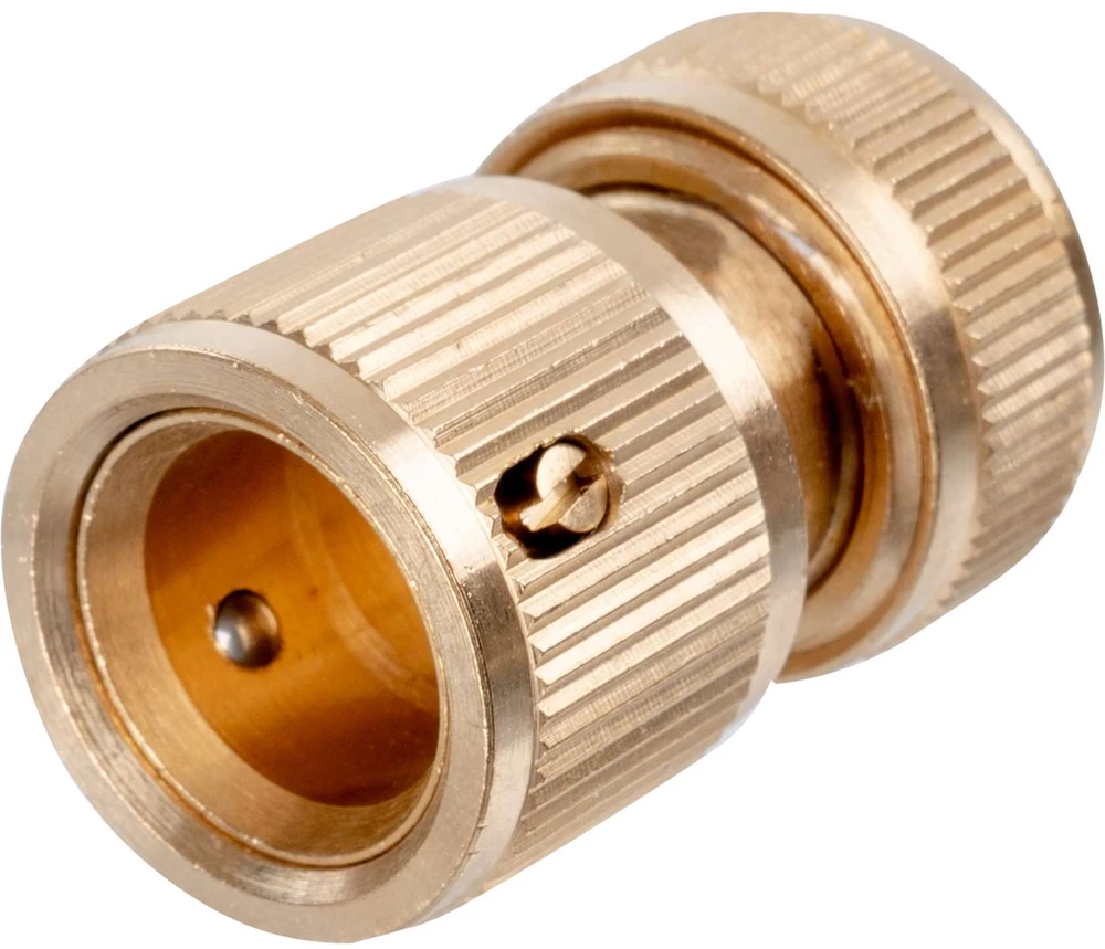 Xtline Žalvarinė jungtis su STOP mech. 1/2"