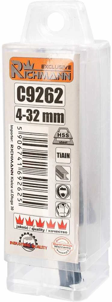 Žingsninis grąžtas „RICHMANN“ 4 - 32 mm