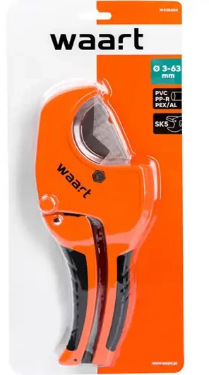 Žirklės PVC vamzdžiams 3-63 mm. WAART