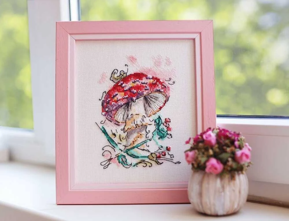 Zolotoe Runo Beldizart Kryželiu siuvinėjimo rinkinys "Amanita" 14.5 × 10.6 cm S/M011