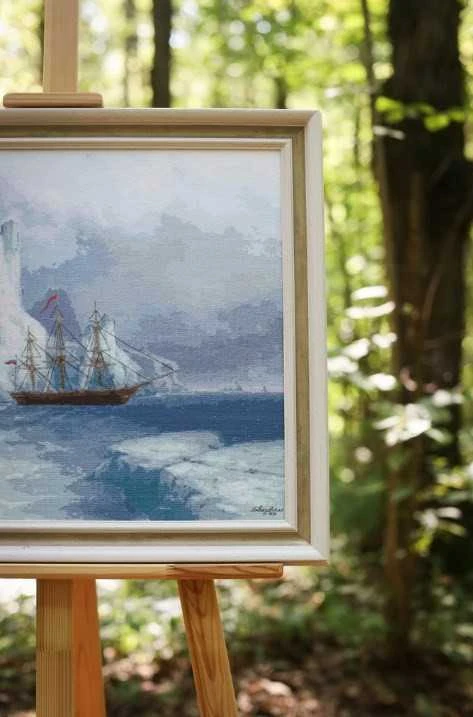 Beldizart Siuvinėjimo kryželiu rinkinys "Ledo kalnai" 56,5x46,5 cm S/MK099