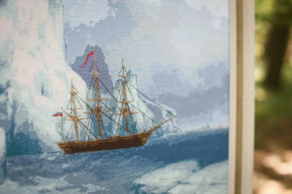 Beldizart Siuvinėjimo kryželiu rinkinys "Ledo kalnai" 56,5x46,5 cm S/MK099