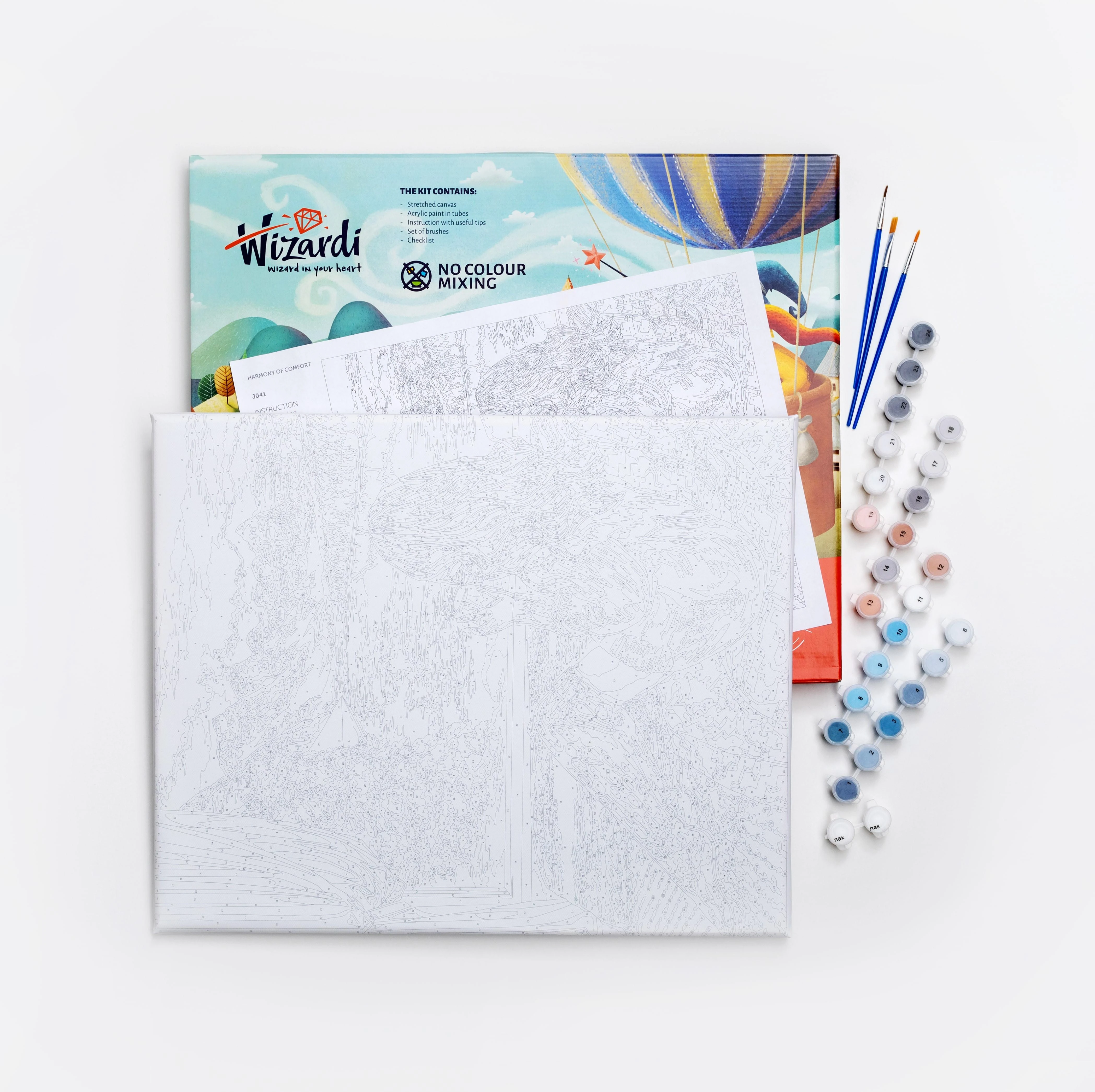 Wizardi Beldizart Dailininko rinkinys 40x50 cm T102