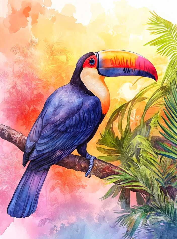 Beldizart (Panaikinta) Deimantinė tapyba su porėmiu Tukano 30x40 cm VA843