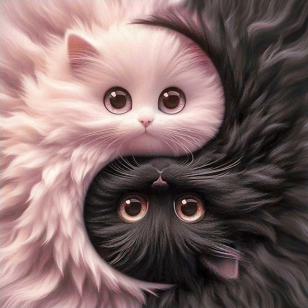 Wizardi Beldizart Deimantų paveikslėlio rinkinys "Yin Yang" 20x20 cm WD3201