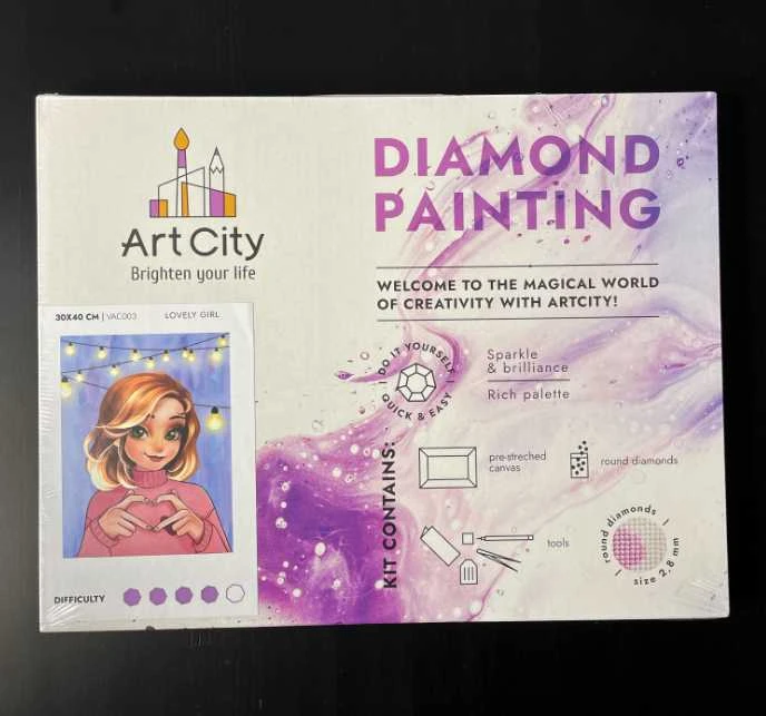 Art City deimantinės tapybos rinkinys Lovely Girl