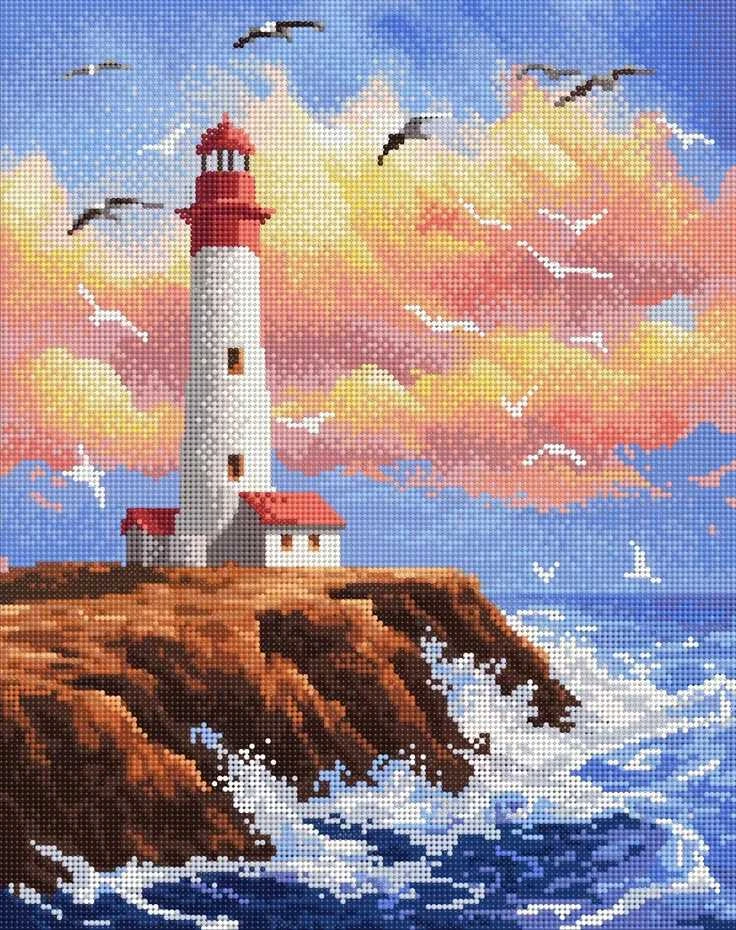 Beldizart Deimantinė mozaika su porėmiu Švyturys 30x40 cm VA817