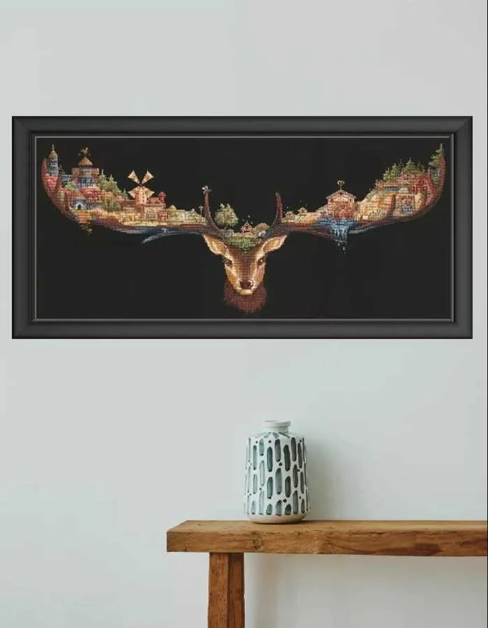 Andriana Beldizart Deer Land 74x30 cm SANO-21