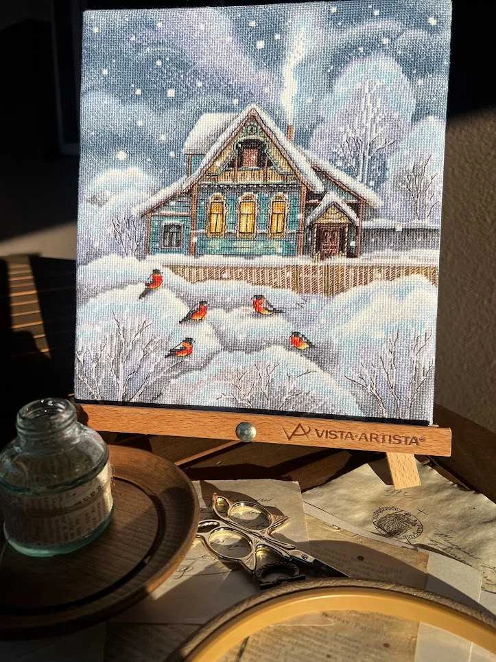 Andriana Beldizart Kryželio siuvinėjimo rinkinys "Kur šilta" 23 х 25,5 cm SANT-18