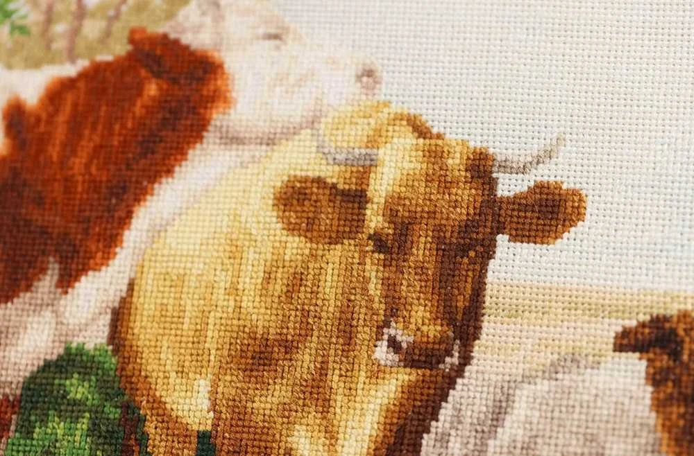 Beldizart Siuvinėjimo rinkinys "Briedis po medžiais" 40x60 cm S/MK112