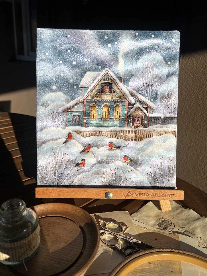 Andriana Beldizart Kryželio siuvinėjimo rinkinys "Kur šilta" 23 х 25,5 cm SANT-18