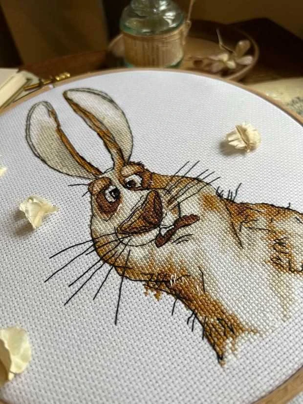 Beldizart Kryželiu siuvinėjimo rinkinys "Emocijos. Nuostaba." 18,5 х 18 cm SANE-07