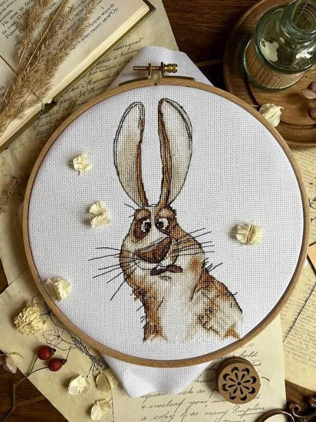Beldizart Kryželiu siuvinėjimo rinkinys "Emocijos. Nuostaba." 18,5 х 18 cm SANE-07