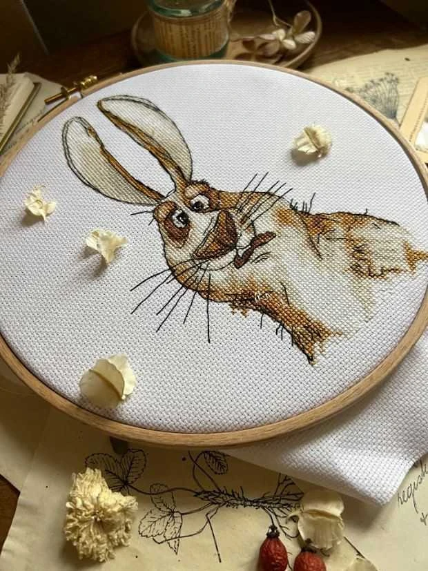 Beldizart Kryželiu siuvinėjimo rinkinys "Emocijos. Nuostaba." 18,5 х 18 cm SANE-07