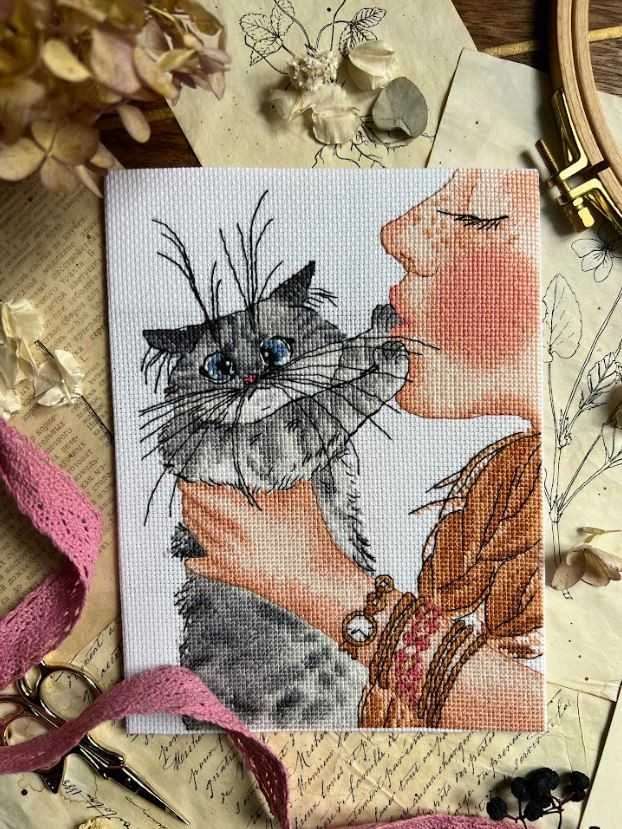 Beldizart Siuvinėjimo kryželiu rinkinys "Nekrašė" 14,5 x 20 cm SANN-40