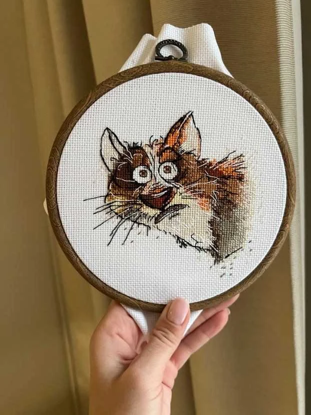 Beldizart Ristinų rinkinys "Emocijos. Nuostaba" 12 x 11,5 cm SANE-08