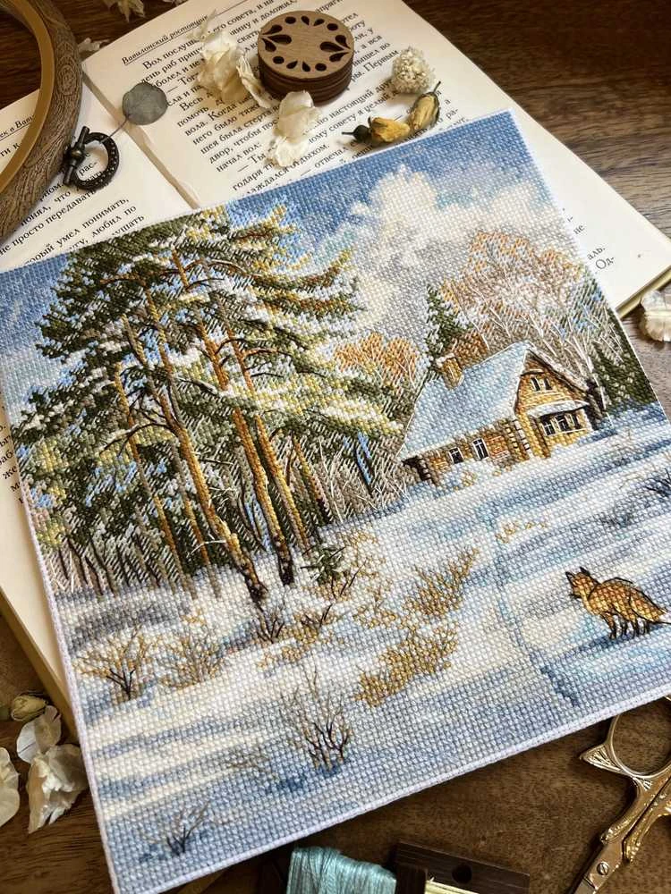 Beldizart Kryželiu siuvinėjimo rinkinys "Šaltis ir saulė" 19 х 19 cm SANM-42