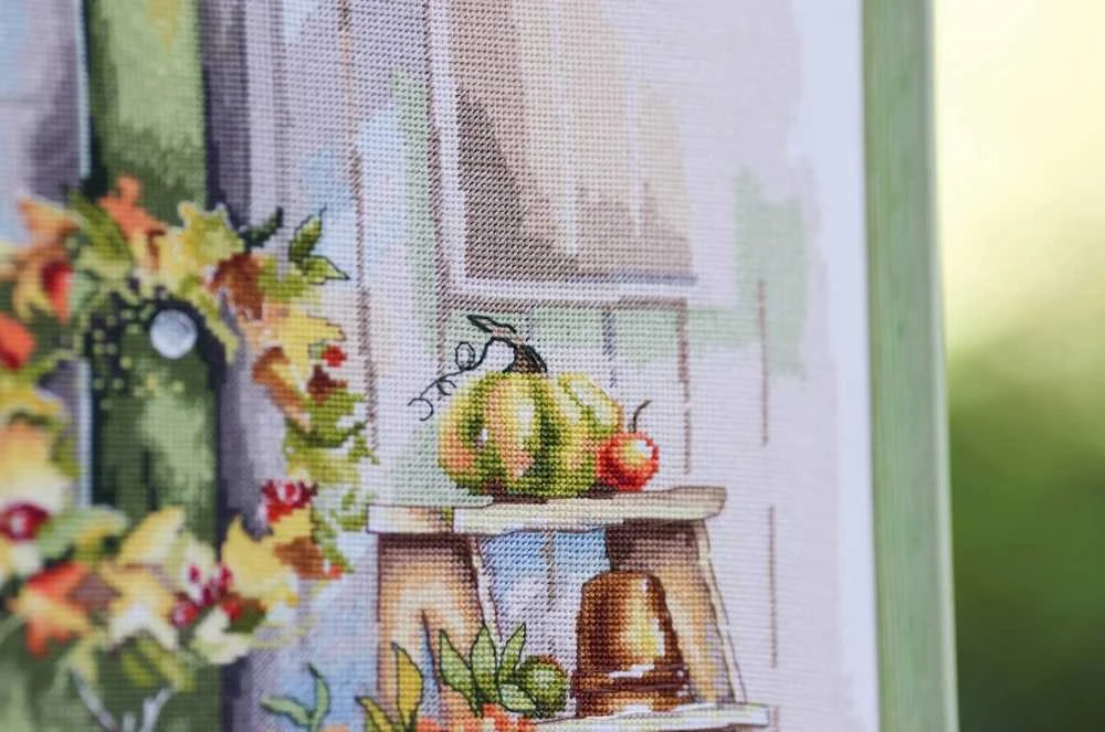 Beldizart Siuvinėjimo kryželiu rinkinys "Prie verandos" 24x33 cm S/MD020