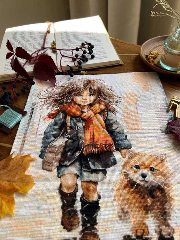 Beldizart Siuvinėjimo kryželiu rinkinys "Per balas" 23 x 29 cm SANP-74