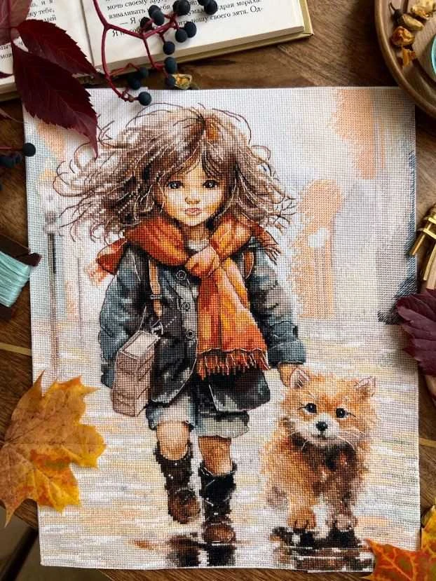 Beldizart Siuvinėjimo kryželiu rinkinys "Per balas" 23 x 29 cm SANP-74